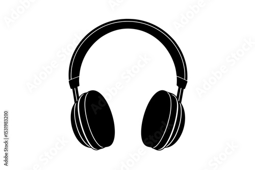 headphones isolated on white background