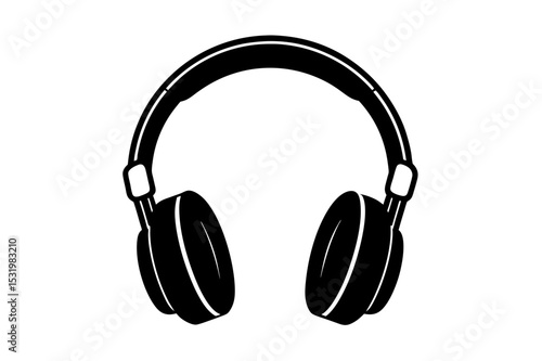 headphones isolated on white