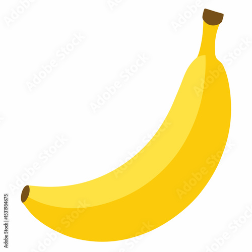 Cavendish Banana Fruit on White Background
