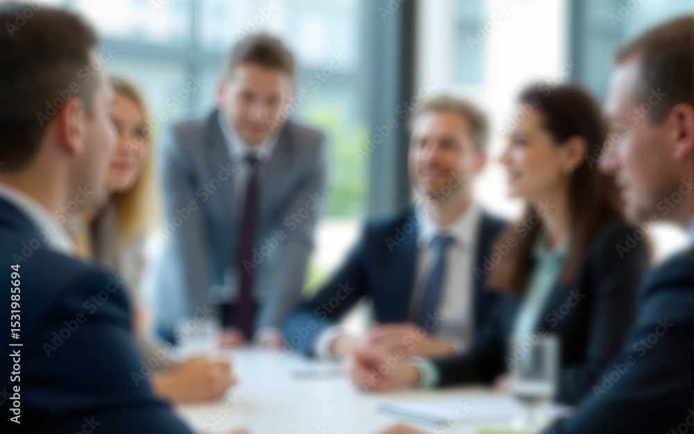 Blurred view of people at business training. High quality Blurred view of people at business training. High quality