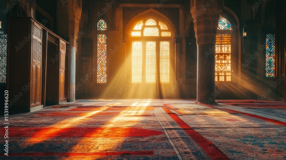 Obraz premium A Subtle Blessing: Ramadan's Peaceful Aura
