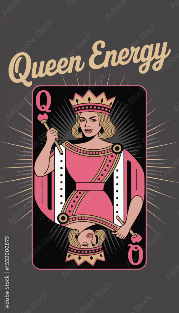 Obraz premium Retro-style illustration of a vintage Halloween party woman with a skull and music design poster card