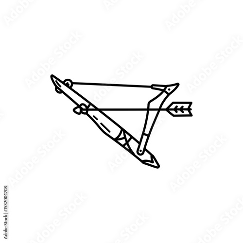 Black Lined Runed Sling Weapon Icon