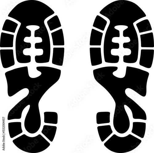 Human Footprint Illustration