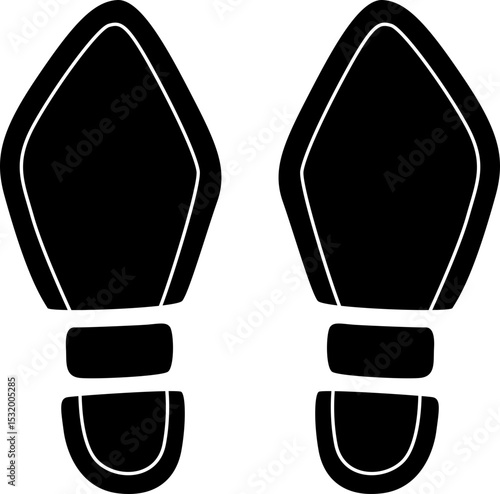 Human Footprint Illustration