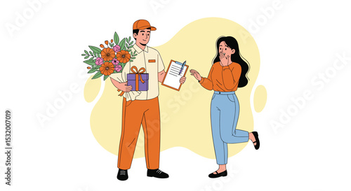 Delivering Flowers to Woman at Home A Special Gesture of Love and Appreciation