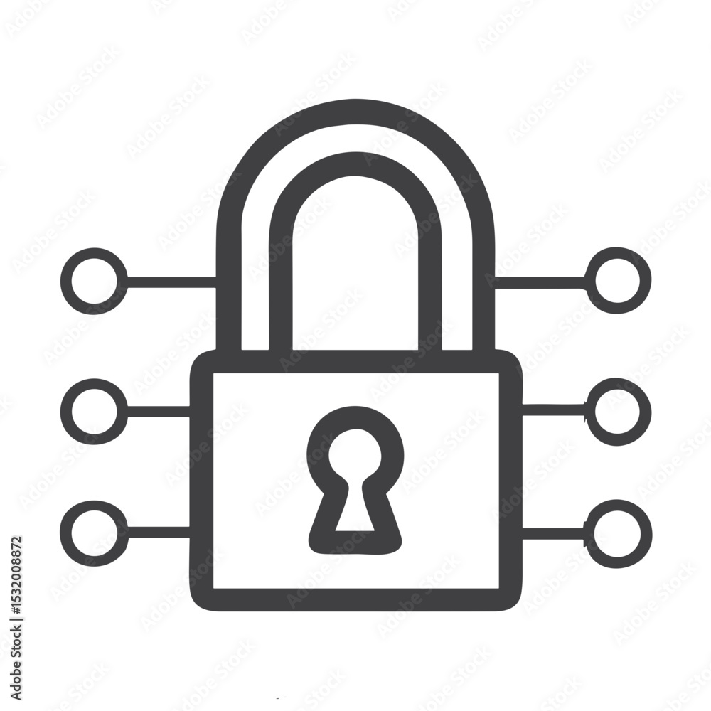 Cybersecurity Lock Icon for Digital Security Blogs, IT Protection Materials, Data Privacy Websites, Network Security Graphics and Tech Training Resources Cybersecurity Lock Icon for Digital Security Blogs, IT Protection Materials, Data Privacy Websites, Network Security Graphics and Tech Training Resources