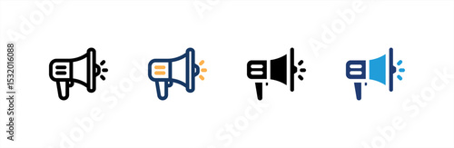 Promotion icon set multiple style collection. Vector illustration.