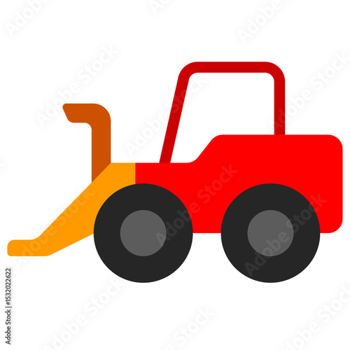 cultivator flat icon