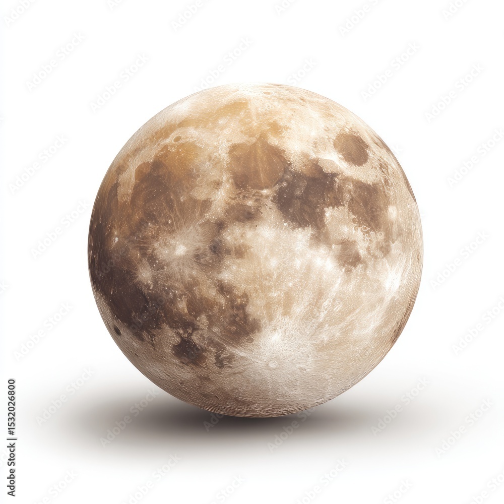 Full moon, muted earth tones Full moon, muted earth tones
