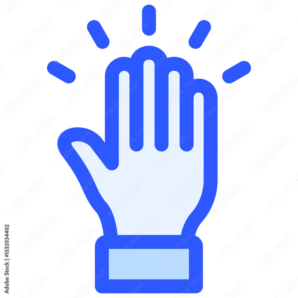 Fototapeta premium Raise Hand Icon