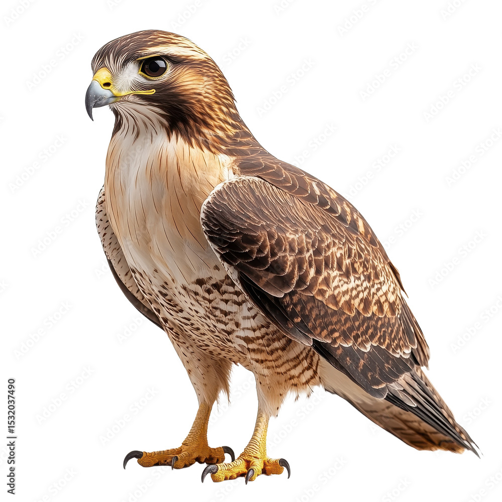 Hawk isolated on transparent background. Hawk isolated on transparent background.