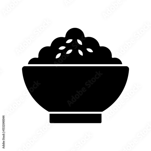 Icon a rice, isolated against a clean background.