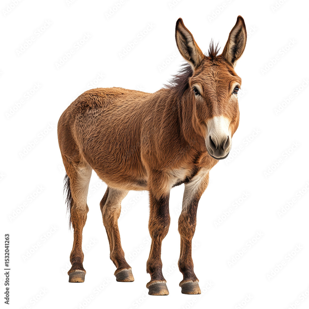 Mule isolated on transparent background. Mule isolated on transparent background.