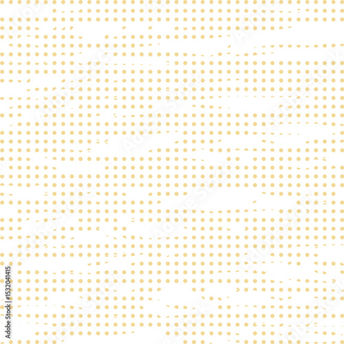 ランダムなイエロードット背景イラスト　Adobe Illustrator Artwork