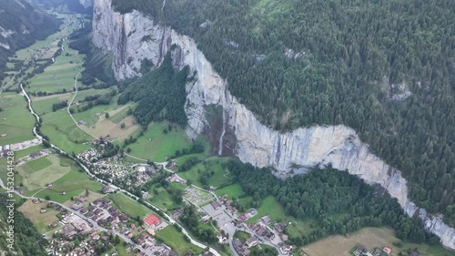 Lauterbrunnen Waterfall, Jungfrau - Switzerland