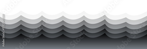 Layered Wave Pattern – Abstract Depth and Texture