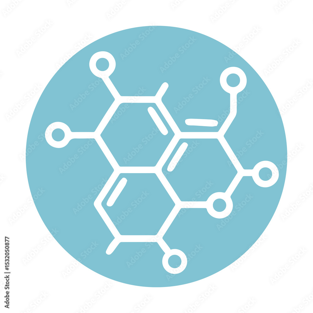 Obraz premium abstract molecule background
