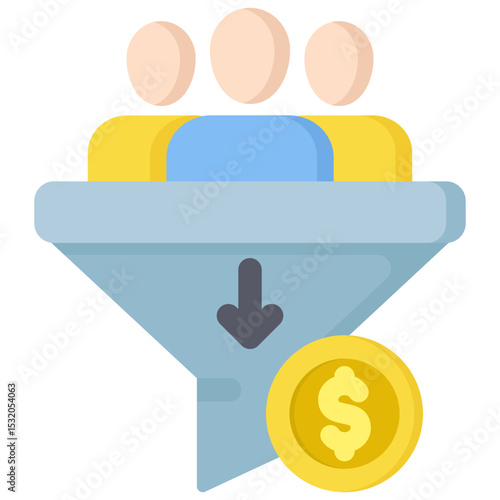Sales Funnel Icon