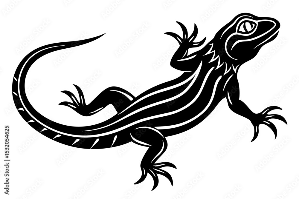 Fototapeta premium Cute cartoon lynx character with big green eyes and fluffy tail, illustrated in a vibrant and friendly style. animations, games, and wildlife-theme.