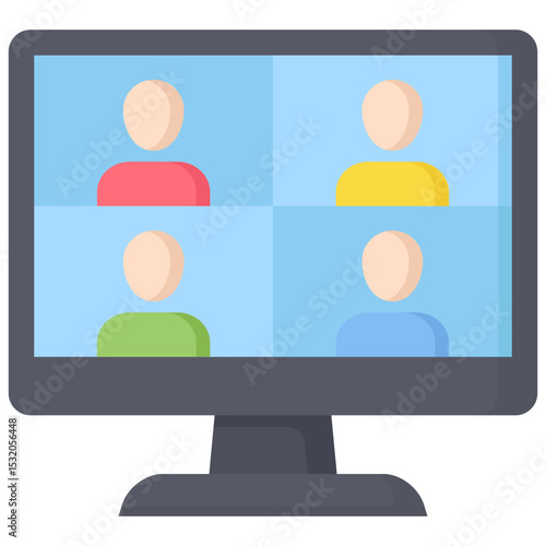 Online Meeting Icon