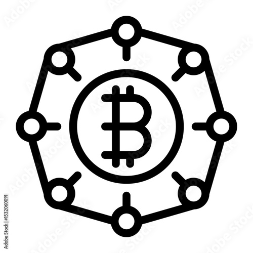 crypto network nodes icon