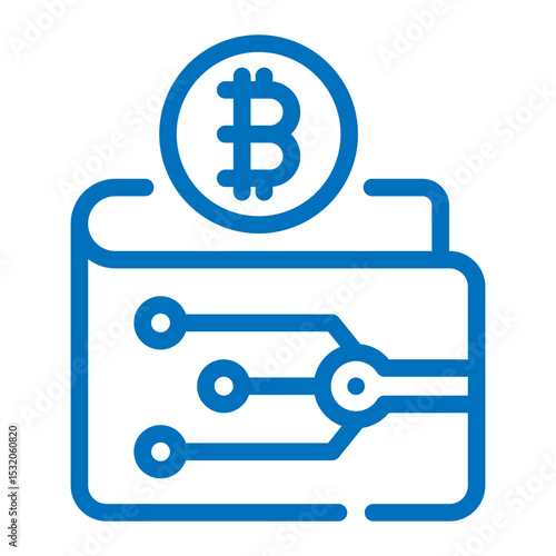crypto wallet network icon