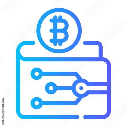 crypto wallet network icon