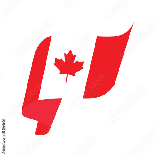 Canada Flag Ribbon