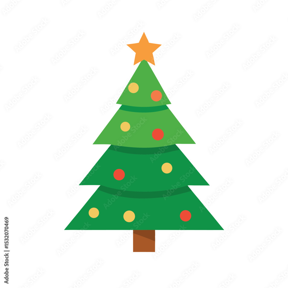 Christmas tree vector illustration Christmas tree vector illustration