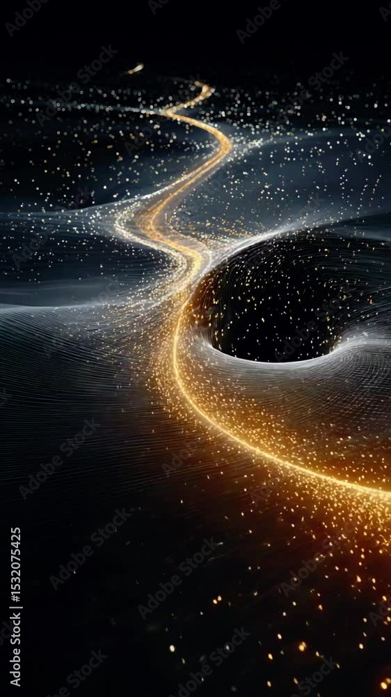 Exploring the cosmic pathway of light and darkness through a mesmerizing swirl of stars Exploring the cosmic pathway of light and darkness through a mesmerizing swirl of stars
