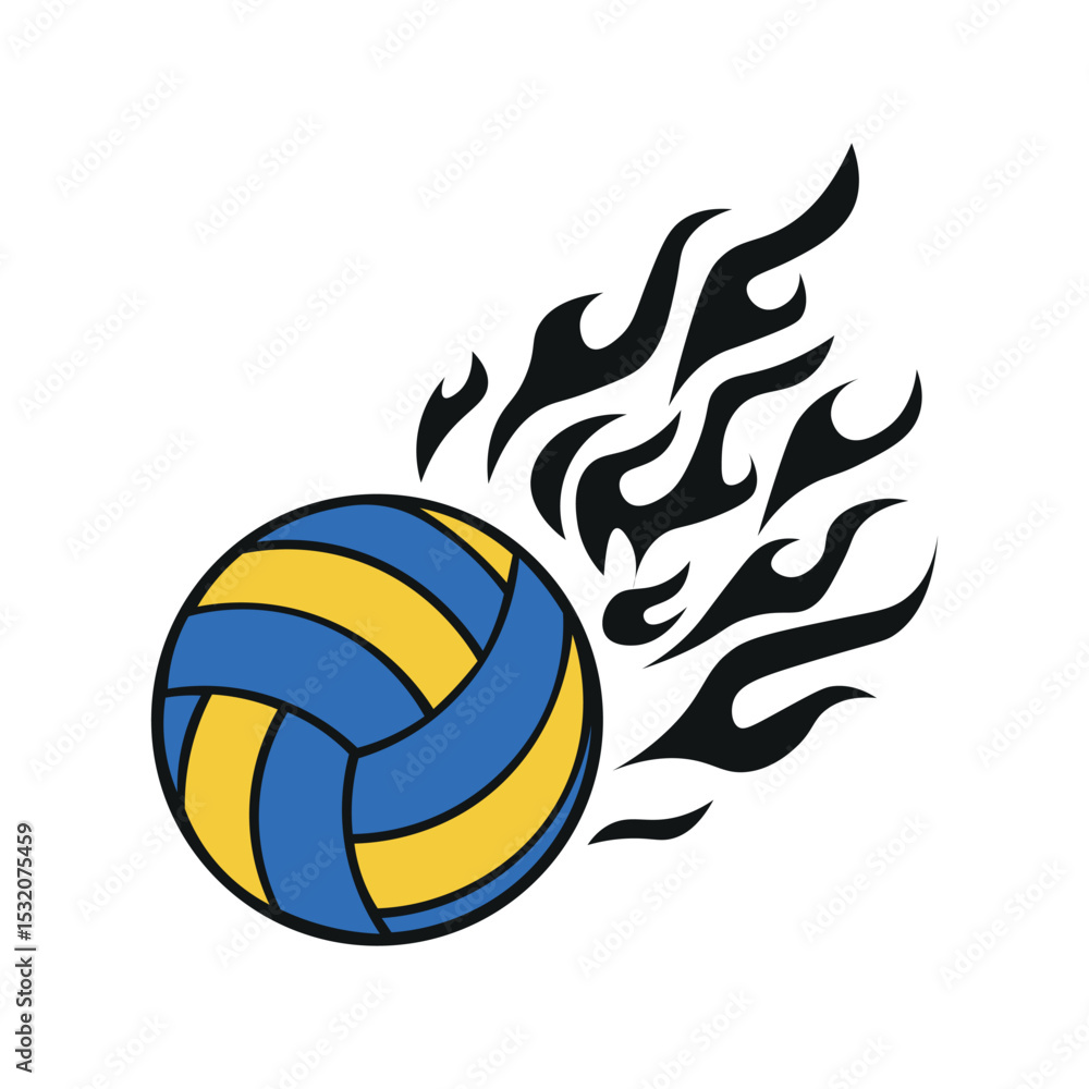 Obraz premium Volleyball Illustration