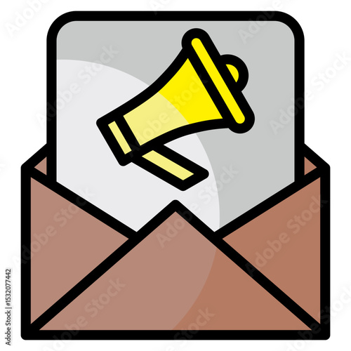 Email Campaign  Icon Element For Design