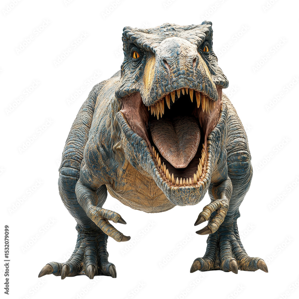 Fototapeta premium Tyrannosaurus Rex isolated on transparent background.