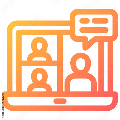 Online Meeting Icon