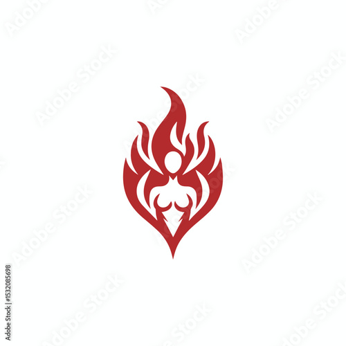 Fire goddess logo