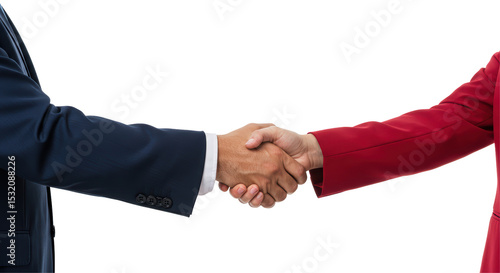 Isolated Business Handshake Agreement Partnership Collaboration