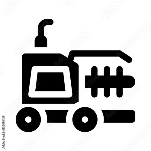 Trencher glyph icon