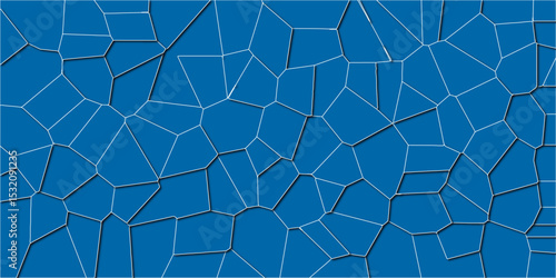 Visual metaphor for breakage in surface patterns

