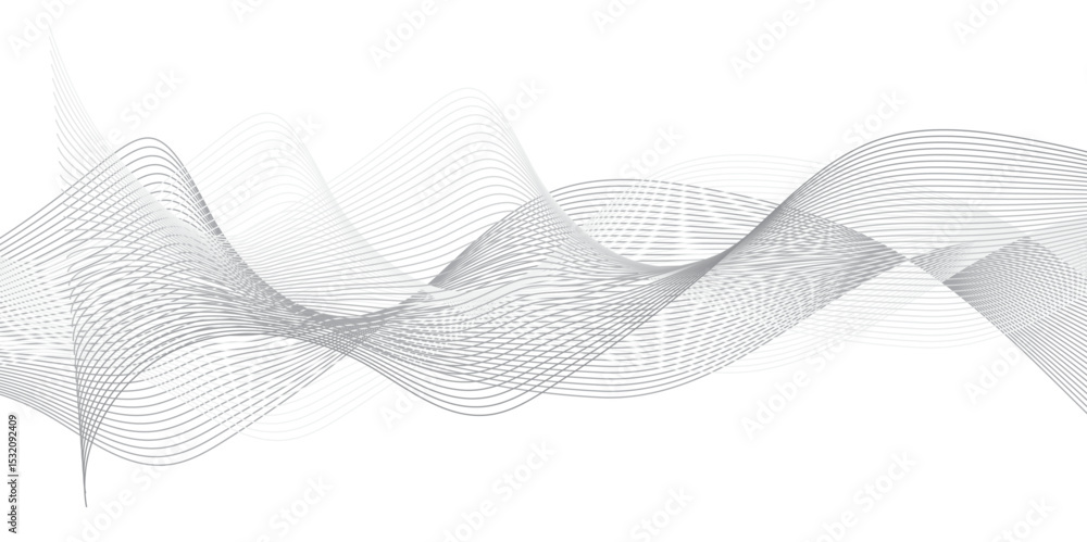 An abstract, ethereal wave design composed of numerous delicate, overlapping light gray and white lines. The lines form a soft, flowing, translucent pattern that suggests subtle movement An abstract, ethereal wave design composed of numerous delicate, overlapping light gray and white lines. The lines form a soft, flowing, translucent pattern that suggests subtle movement