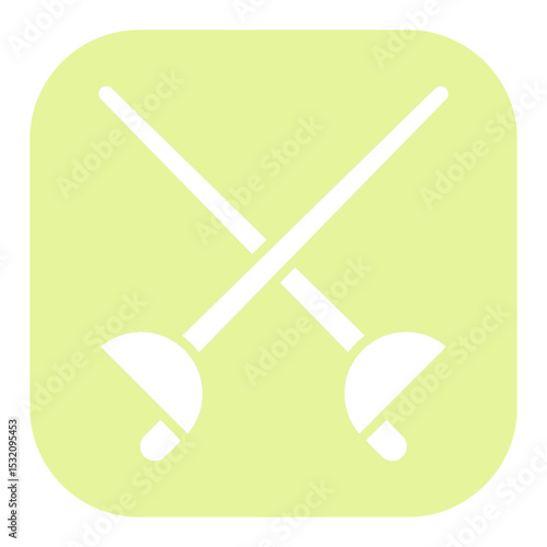 Fencing Sports Icon