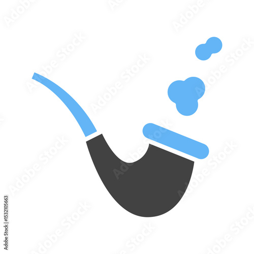 Smoking Pipe icon vector image. Suitable for mobile apps, web apps and print media.