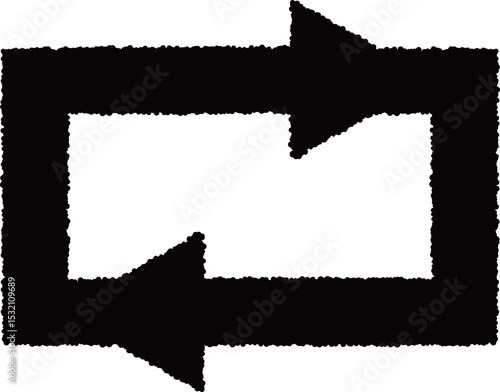 時計回りに回転する矢印のアイコン
