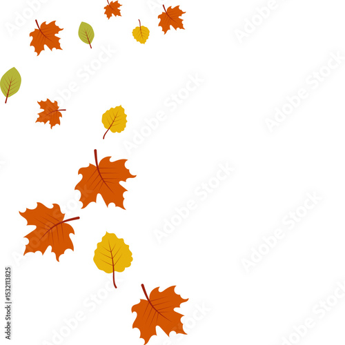 Autumn Leaves Falling