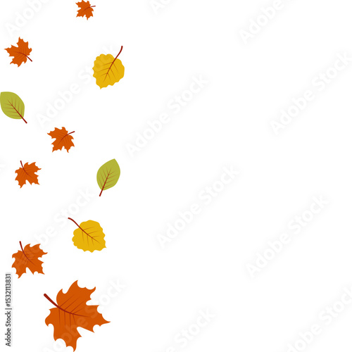 Autumn Leaves Falling
