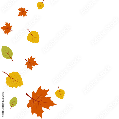 Autumn Leaves Falling