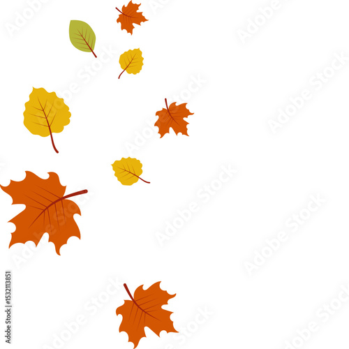 Autumn Leaves Falling