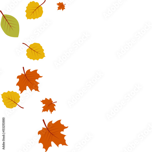 Autumn Leaves Falling