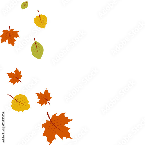Autumn Leaves Falling