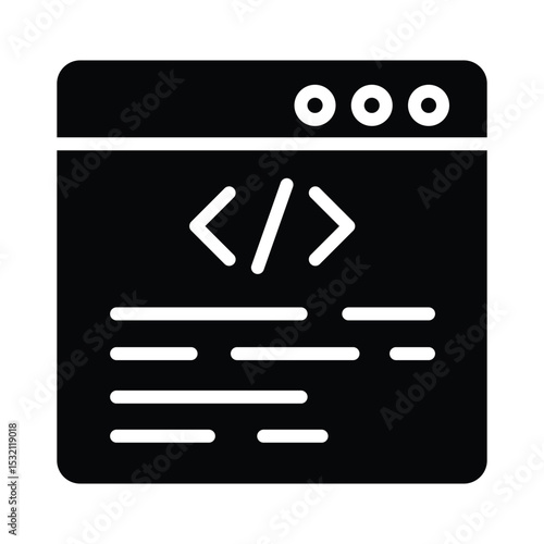 Programming Vector Icon which can easily modify or edit